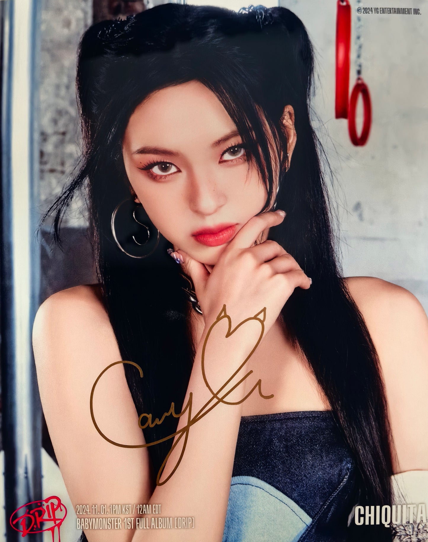 BABYMONSTER Chiquita Autograph 8X10 Photo AUTOGRAPHSPACE COA - Premium AUTOGRAPHED from AUTOGRAPHSPACE - Just $78.99! Shop now at AUTOGRAPHSPACE