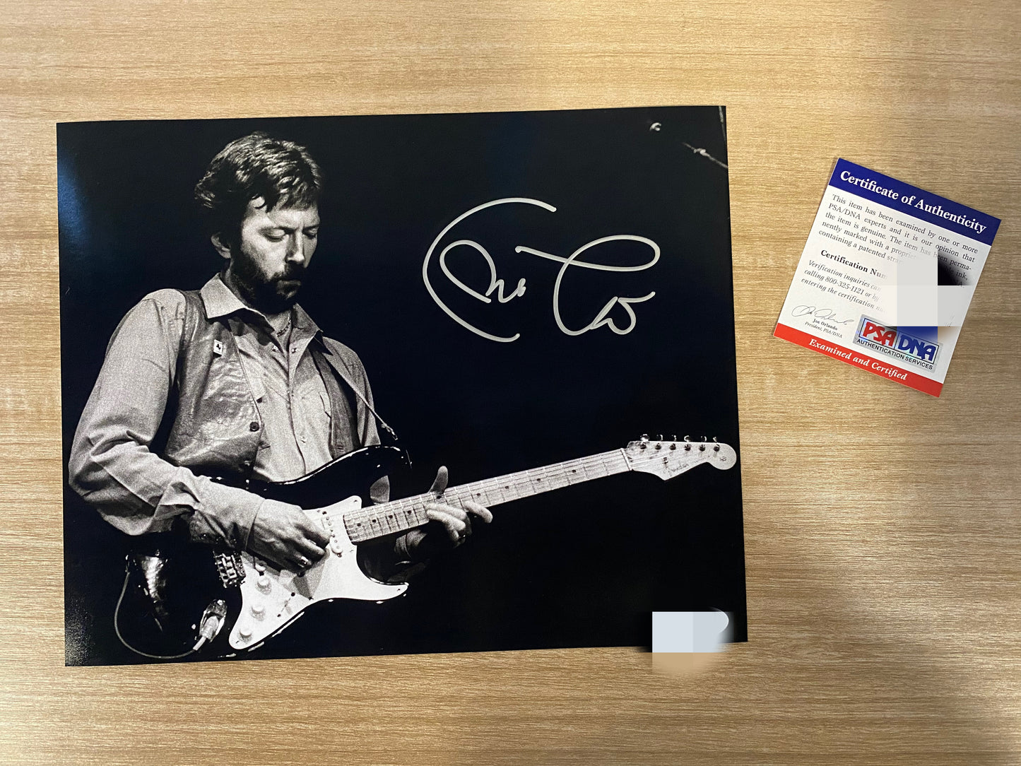 Eric Clapton autograph 8x10 photo PSA COA - Premium from Autographspace - Just $500! Shop now at Autographspace