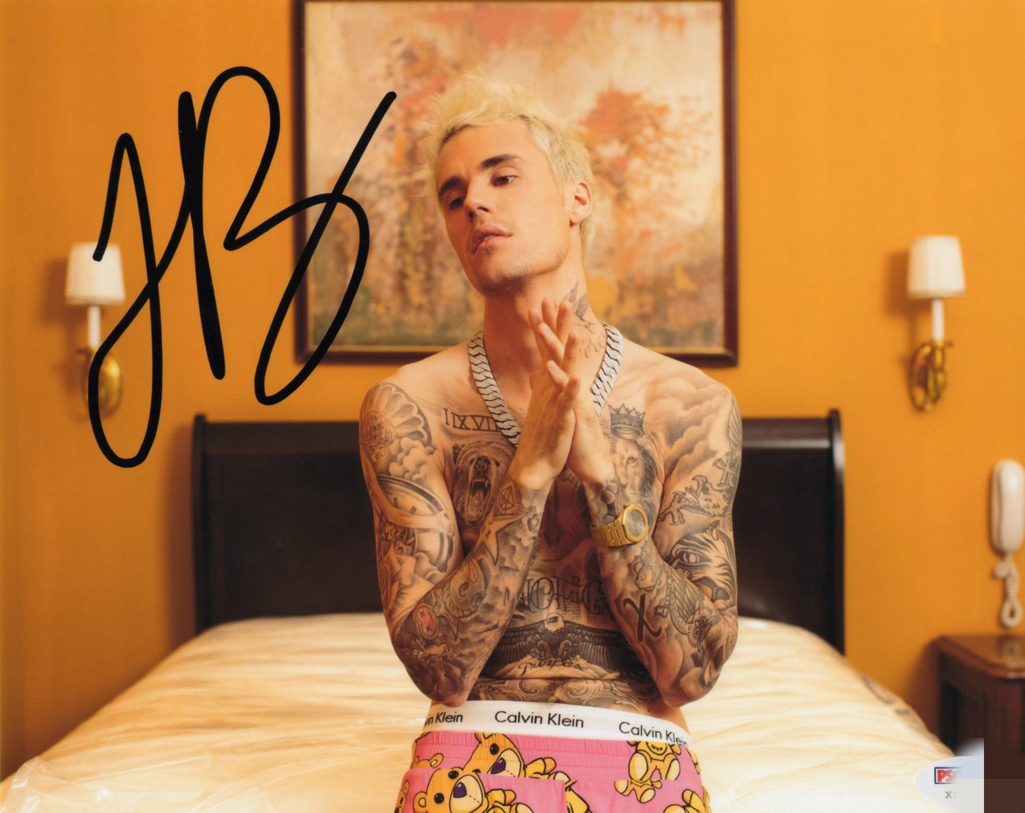 Justin Bieber Autograph 8X10 Photo PSADNA COA - Premium 签名照 from Autographspace - Just $670.00! Shop now at Autographspace