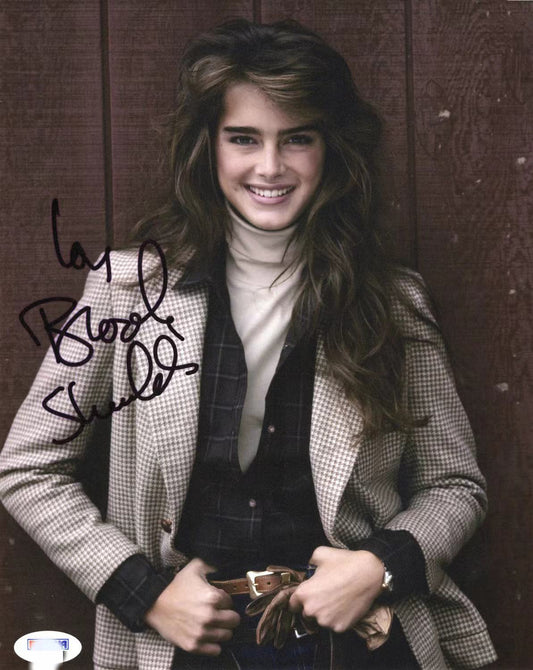 Brooke Shields Autograph 8X10 Photo PSADNA COA - Premium 签名照 from Autographspace - Just $190.00! Shop now at Autographspace
