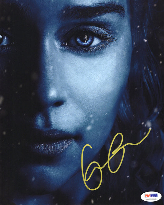 Emilia Clarke Autograph 8X10 Photo PSADNA COA - Premium 签名照 from Autographspace - Just $2200.00! Shop now at Autographspace