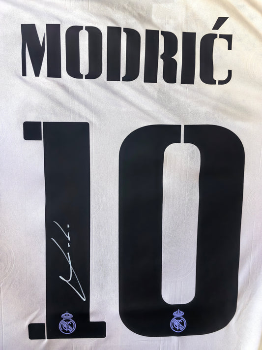 Luka Modric signed shirt COA AUTOGRAPHSPACE