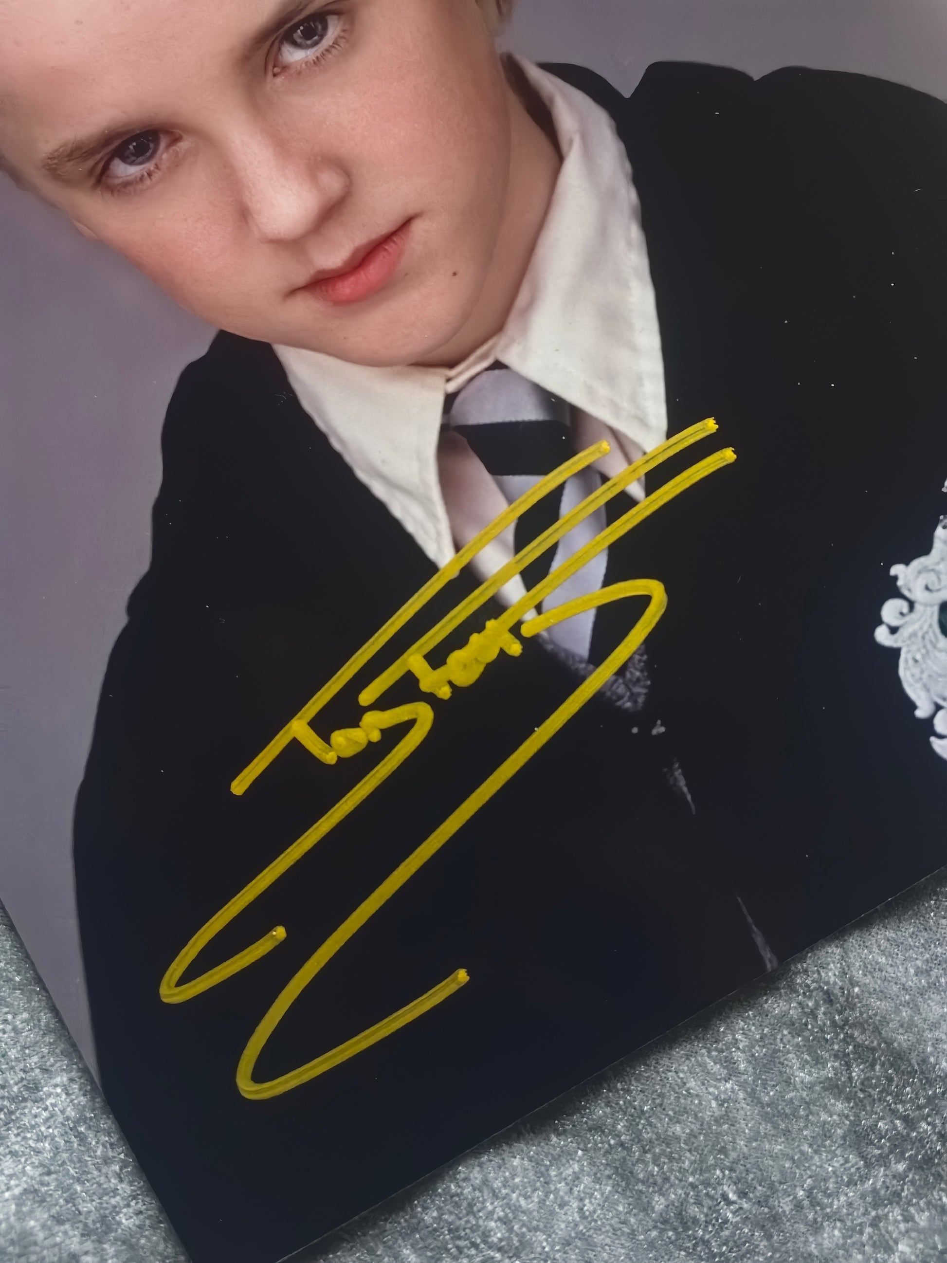 Tom Felton Autograph 8x10 Photo AUTOGRAPHSPACE COA - Premium Autograph from AUTOGRAPHSPACE - Just $178! Shop now at AUTOGRAPHSPACE