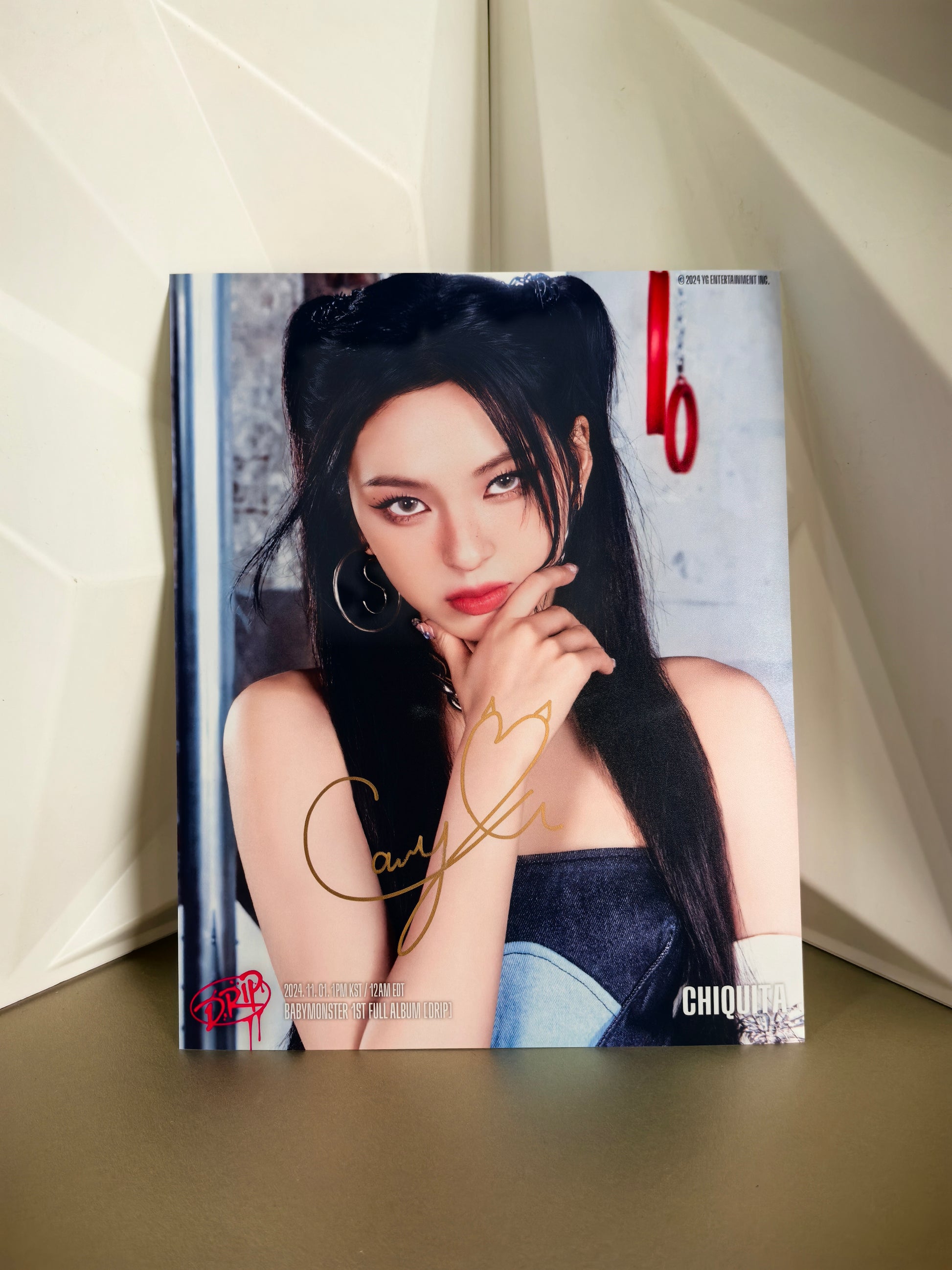 BABYMONSTER Chiquita Autograph 8X10 Photo AUTOGRAPHSPACE COA - Premium AUTOGRAPHED from AUTOGRAPHSPACE - Just $78.99! Shop now at AUTOGRAPHSPACE