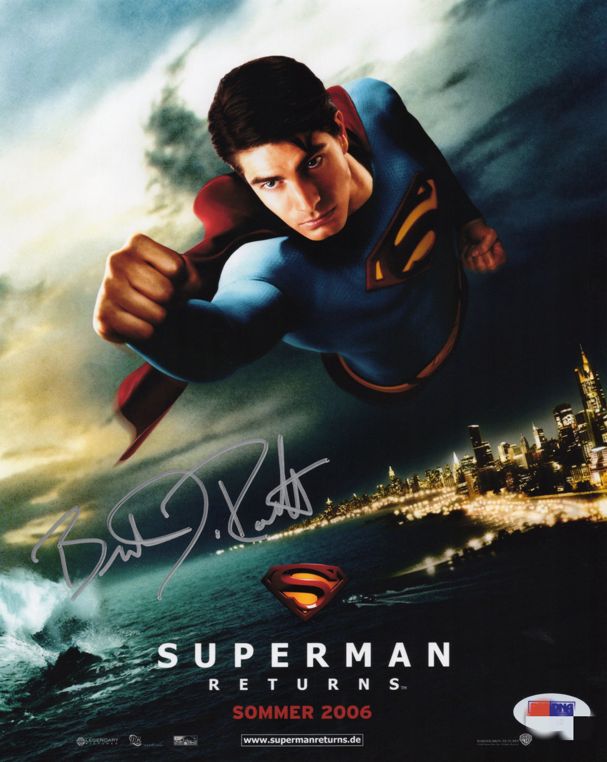 Superman Brandon Routh Autograph 8X10 Photo PSADNA COA - Premium 签名照 from autographspace - Just $180.00! Shop now at Autographspace