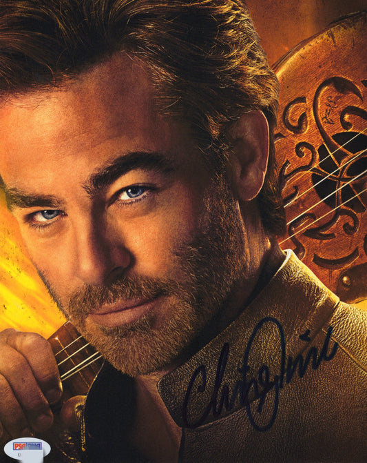 Edkin Chris Pine Autograph 8X10 Photo PSADNA COA - Premium 签名照 from autographspace - Just $280.00! Shop now at Autographspace