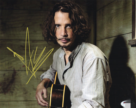 Chris Cornell Autograph 8X10 Photo PSADNA COA - Premium 签名照 from Autographspace - Just $1580.00! Shop now at Autographspace