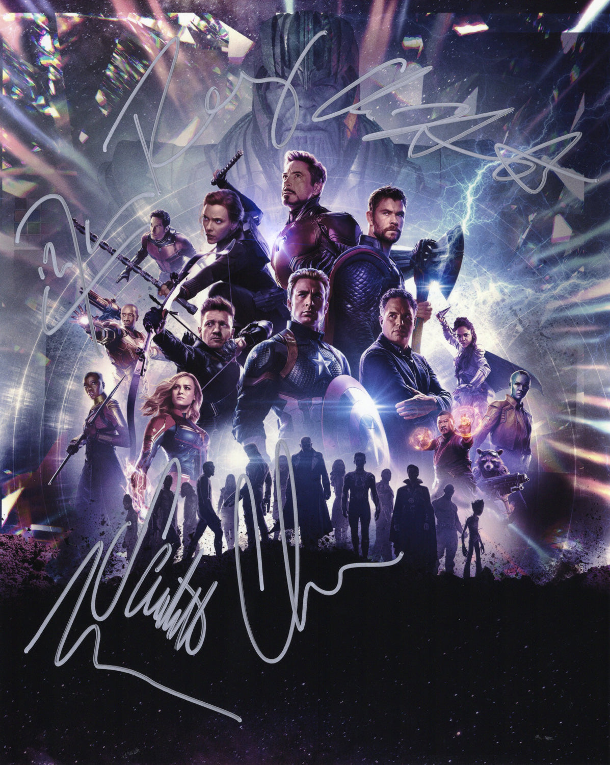 Robert Downey Jr.&Chris Evans&Chris Hemsworth&Scarlett Johansson&Don Cheadle Autograph 8X10 Photo PSADNA COA - Premium Autograph from Autograph - Just $800.00! Shop now at Autographspace